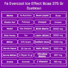 Fa Evercool Ice Effect Bcaa 375 Gr