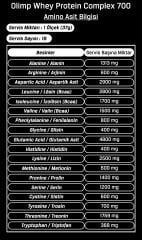 Olimp Whey Protein Complex 700 Gr