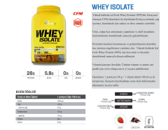 Olimp Pure Whey Protein Isolate 1800 Gr İzole