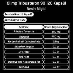 Olimp Tribusteron 90 120 Kapsül Tribulus