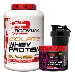 Bodymax İzole whey protein tozu 1950 gr + Creatine 120 gr Kombinasyonu