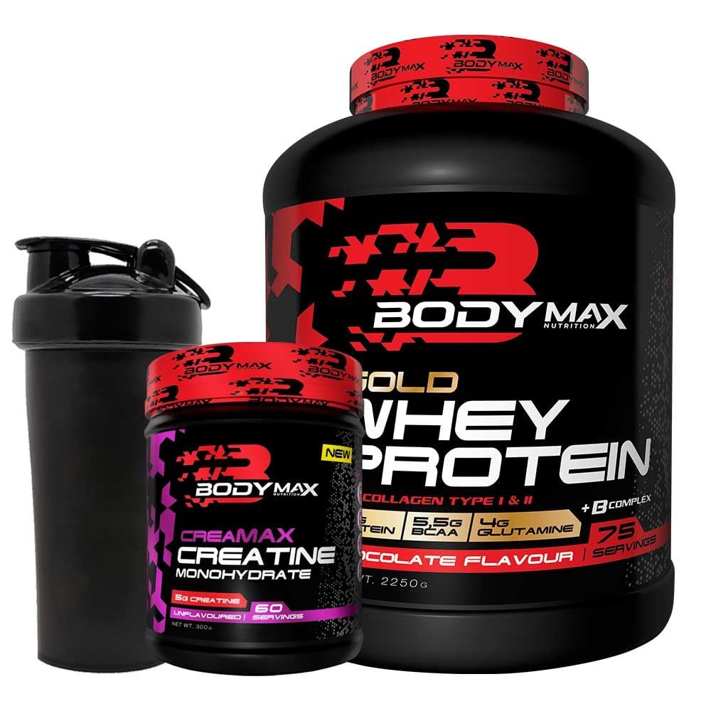 Bodymax Gold Whey Protein Tozu 2250 gr + Creatine 300 gr Kombinasyonu
