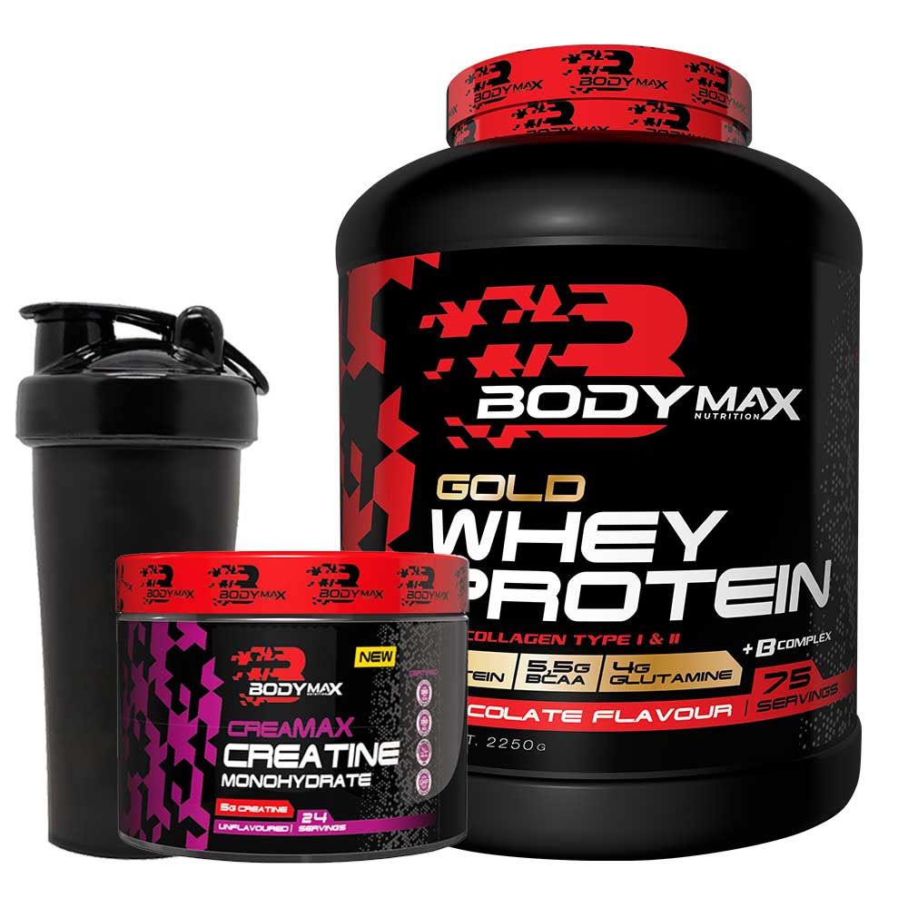Bodymax Gold Whey Protein Tozu 2250 gr + Creatine 120 gr Kombinasyonu