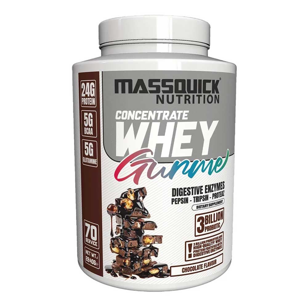 MassQuick Whey Gourmet Çikolata Aromalı Toz 2240 g