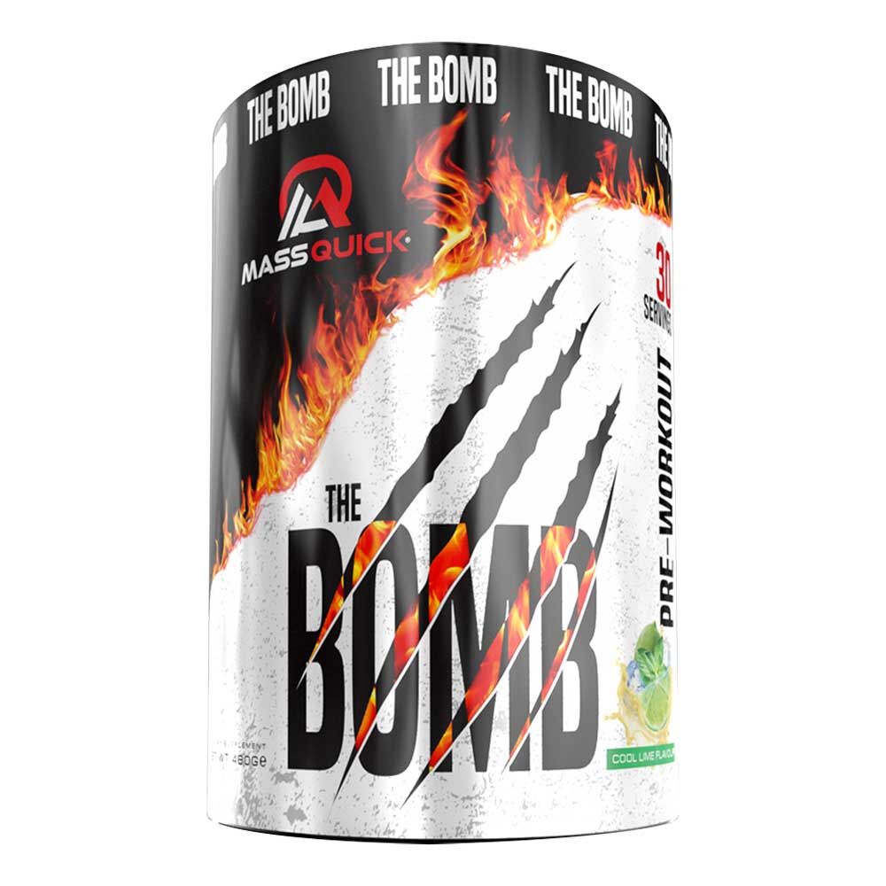Massquick The Bomb Pre-Workout 480g – Cool Lime Aromalı
