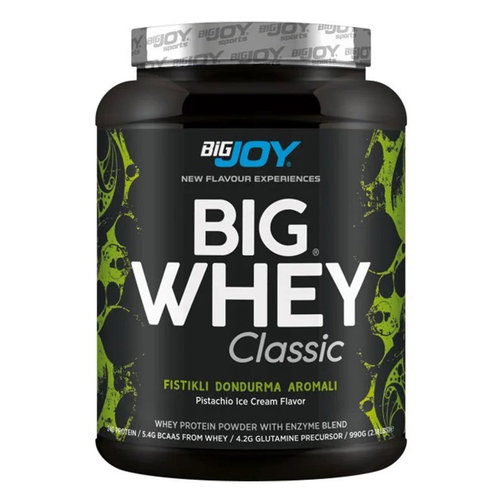 Bigjoy Sports BIGWHEY Whey Protein Classic Antep Fıstıklı Dondurma 990g 30 Servis