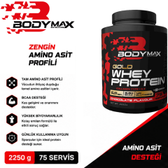 Bodymax Gold Whey Protein Tozu 2250 Gr 75 Servis Çikolata