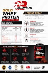 Bodymax Gold Whey Protein 2250 Gr 75 Servis – Çikolatalı