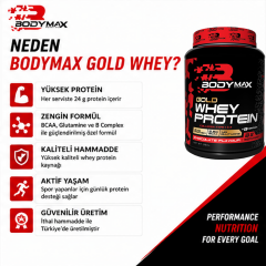 Bodymax Gold Whey Protein 960 Gr 32 Servis – Çikolatalı