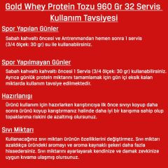 Bodymax Gold Whey Protein 960 Gr 32 Servis – Çilekli
