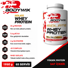 Bodymax Isolate Whey Protein 1950 Gr Çikolata