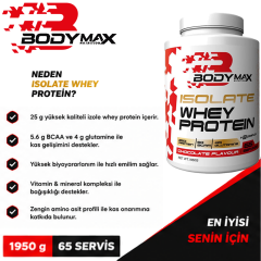 Bodymax Isolate Whey Protein 1950 Gr Çikolata