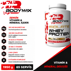 Bodymax Isolate Whey Protein 1950 Gr Çikolata