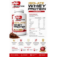Bodymax Isolate Whey Protein 1950 Gr İzole Çikolatalı