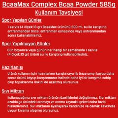 Bodymax BCAAmax Complex BCAA 4:1:1 585g Karpuz Aromalı