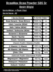 Bodymax BCAAmax BCAA 4:1:1 585 Gr 45 Servis