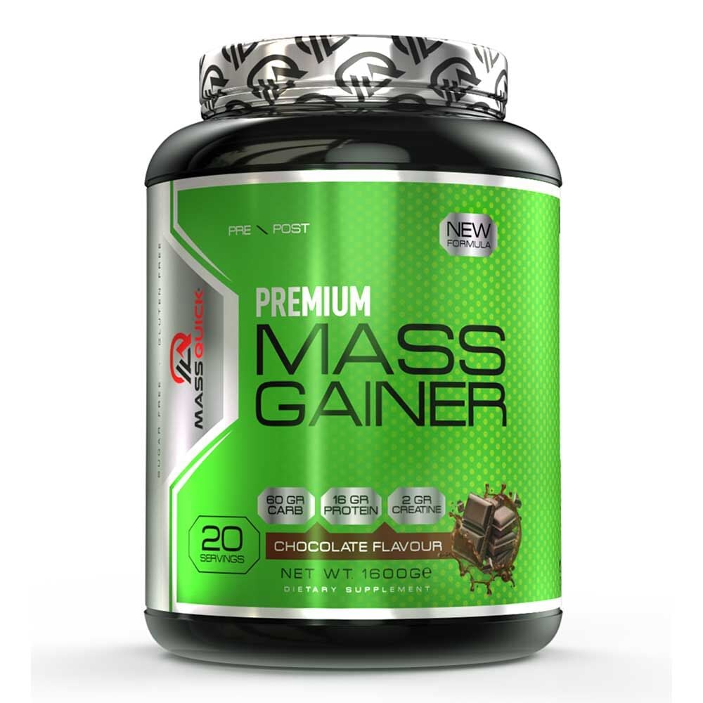 MassQuick Premium Mass Gainer Çikolata Aromalı Toz 1600 gr