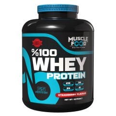 MuscleFood Whey Protein 2275g Çilek Aromalı Toz
