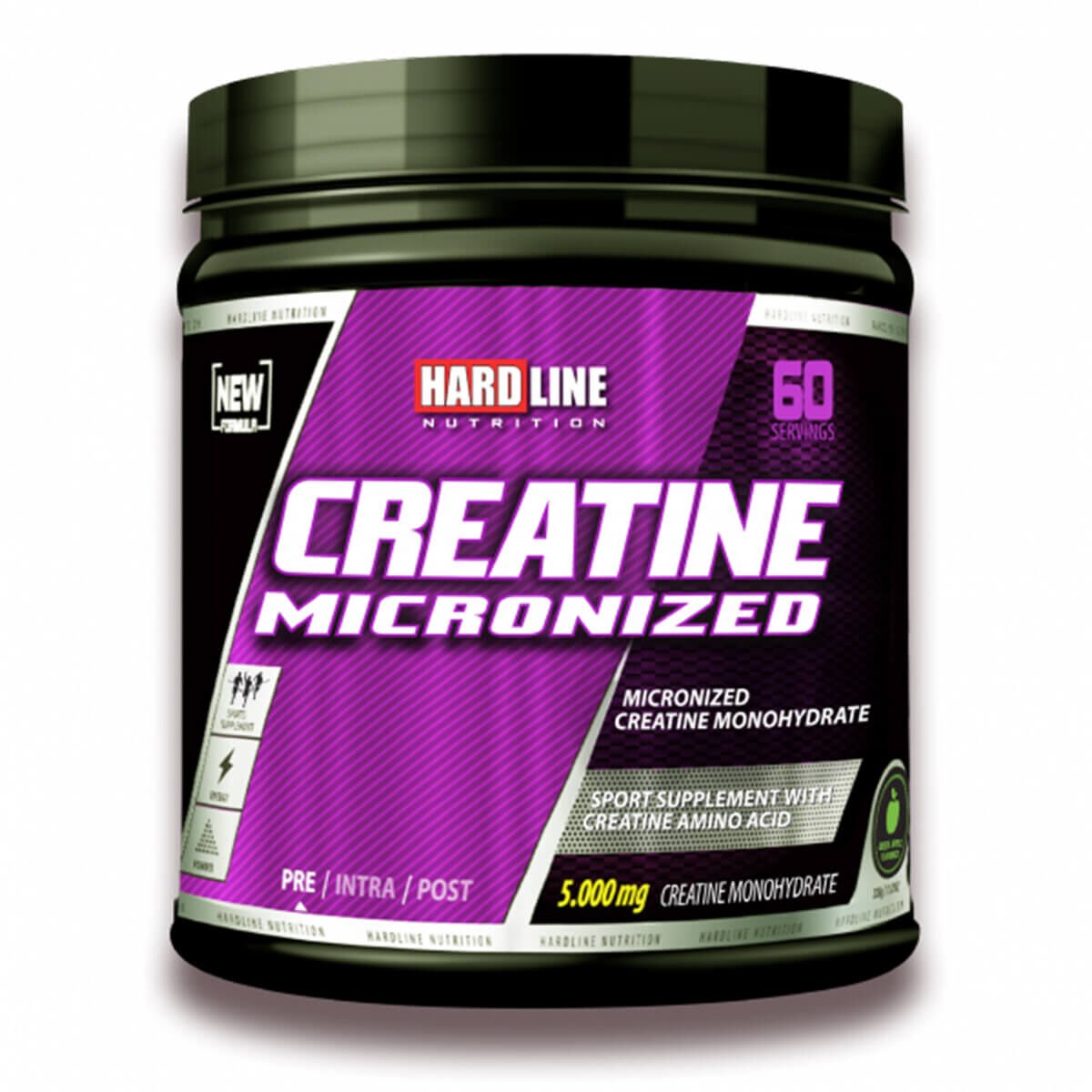 Hardline Creatine Micronized 324 Gr Kreatin Elma Aromalı