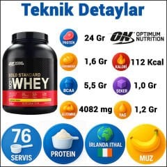 Optimum Gold Standard Whey Protein Tozu 2280 Gr Muzlu