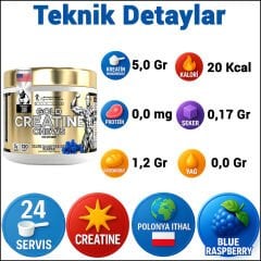 Kevin Levrone Gold Creatine Chews Blue Rasberry 120 Tab Kreatin