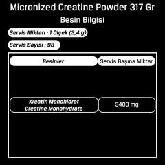 Optimum Micronized Creatine Powder 317 Gr Kreatin