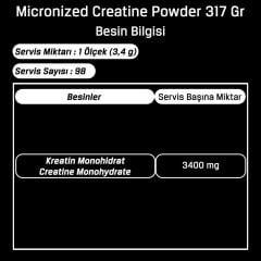 Optimum Micronized Creatine Powder 317 Gr Kreatin
