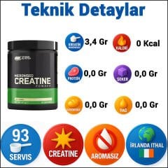 Optimum Micronized Creatine Powder 317 Gr Kreatin