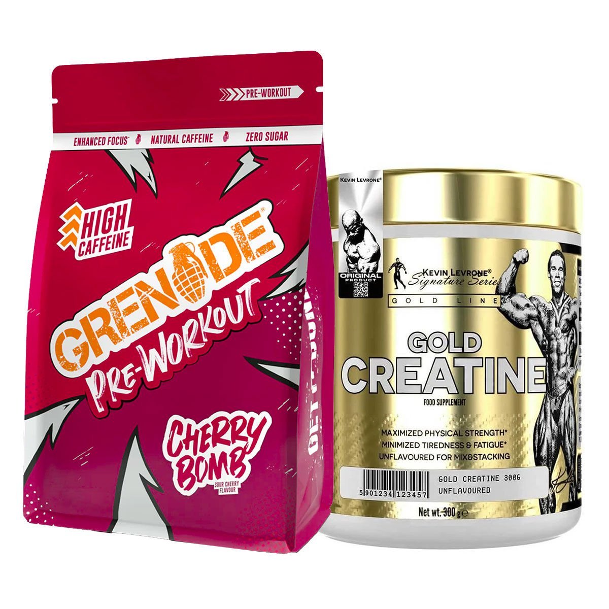 Grenade Pre-Workout & Kevin Levrone Kreatin Seti