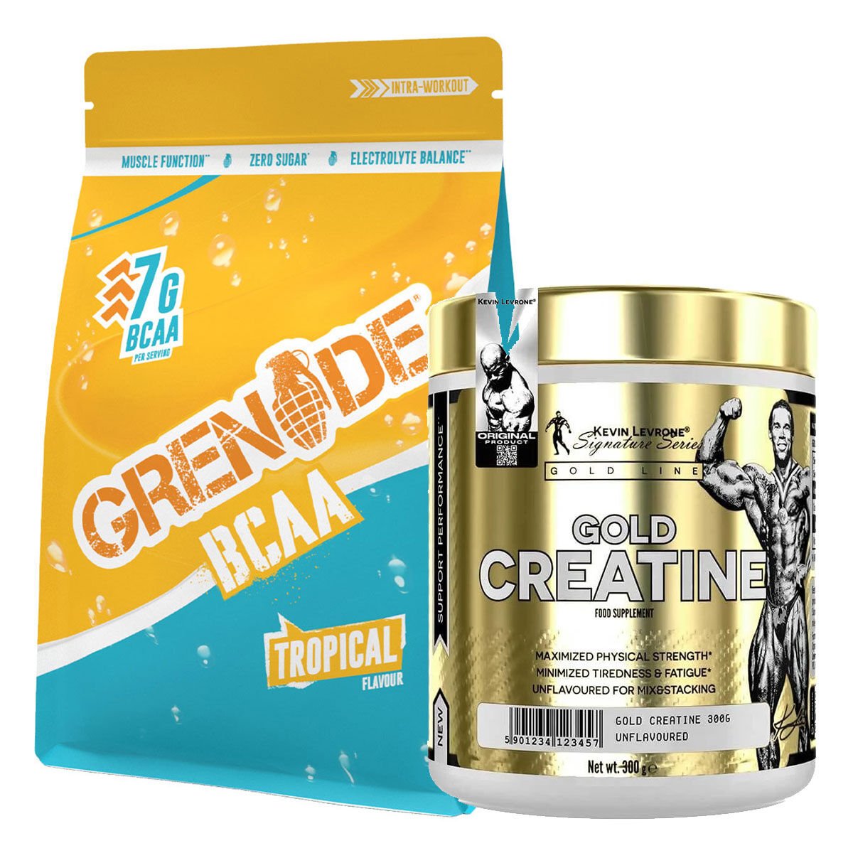 Grenade BCAA 390 g & Kevin Levrone Kreatin Seti