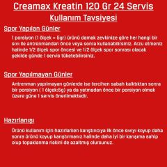 Bodymax Creamax Kreatin 120 Gr 24 Servis