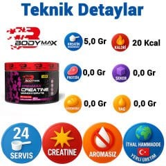 Bodymax Creamax 120 Gr Aromasız Kreatin Monohidrat