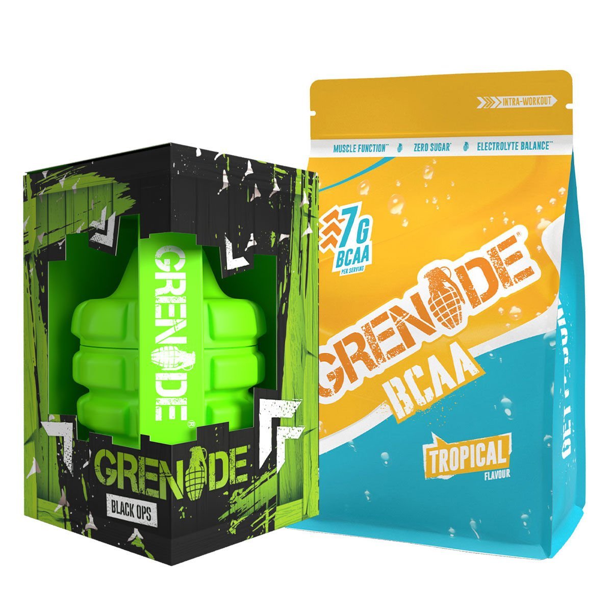 Grenade Black Ops 100kapsul & Bcaa 390gr Seti