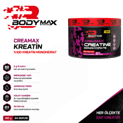 Bodymax Creamax Kreatin Monohidrat 120 Gr 24 Servis