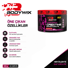 Bodymax Creamax Kreatin Monohidrat 120 Gr 24 Servis