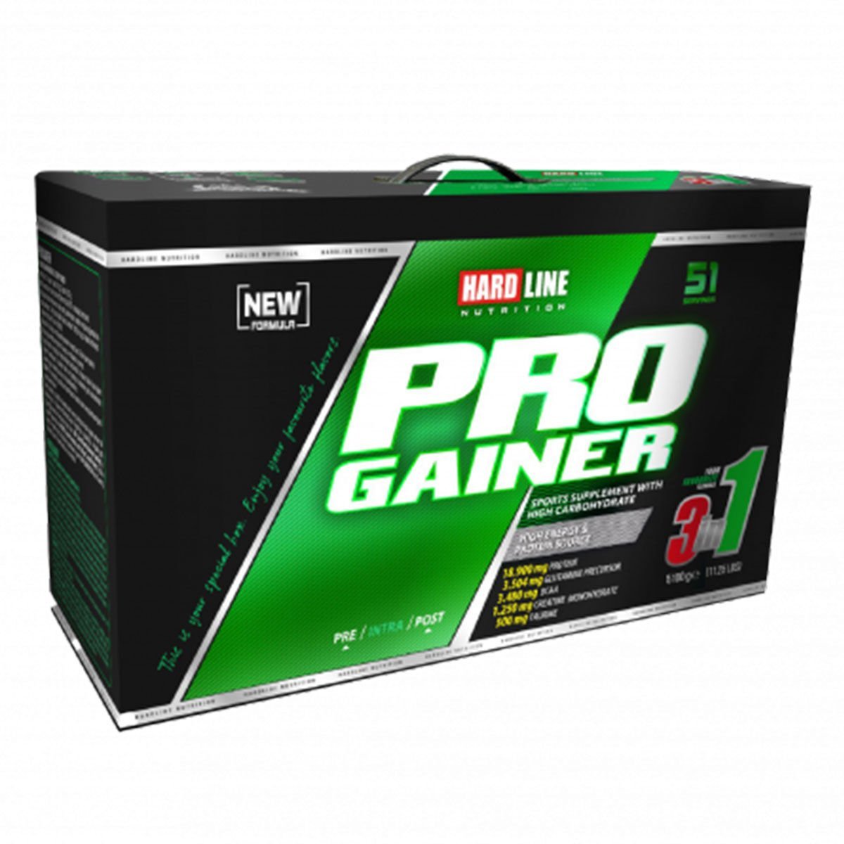 Hardline Progainer 5100 g (51 Saşe x 100 g)