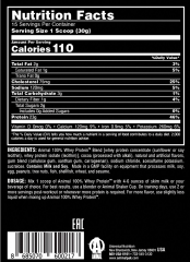 Universal Animal Whey Protein Tozu 454 gr