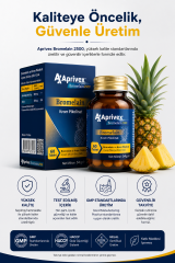Aprivex Bromelain 2500 GDU/g Krom Pikolinat 60 Tablet