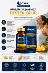 Aprivex Bromelain 2500 GDU/g Krom Pikolinat 60 Tablet