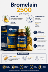 Aprivex Bromelain 2500 GDU/g Krom Pikolinat 60 Tablet