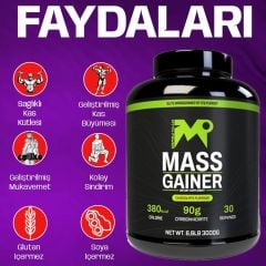 Mythpower Mass Gainer 3000gr 30 Servis
