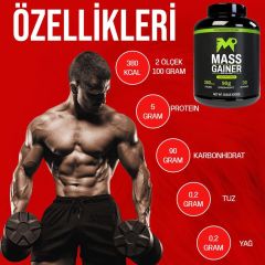 Mythpower Mass Gainer 3000gr 30 Servis