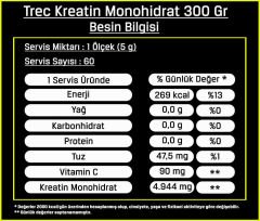 Trec Kreatin Monohidrat 300 Gr 100% Creatine Monohydrate