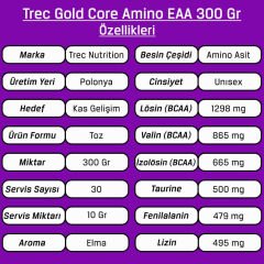 Trec Gold Core Amino EAA Apple 300 Gr