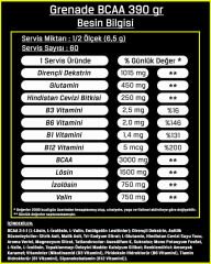 Grenade Bcaa Powder 390 gr 60 Servis