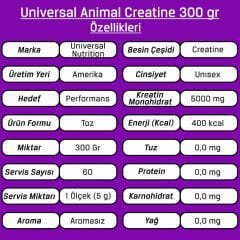 Universal Animal Creatine 300gr