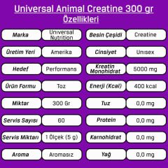 Universal Animal Creatine 300gr